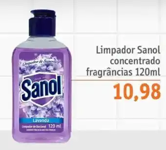 Limpador sanol concentrado fragrâncias