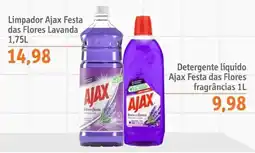 Sonda Detergente líquido Ajax Festa das Flores fragrâncias oferta