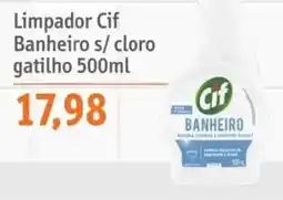 Sonda Limpador Cif Banheiro s/ cloro gatilho oferta