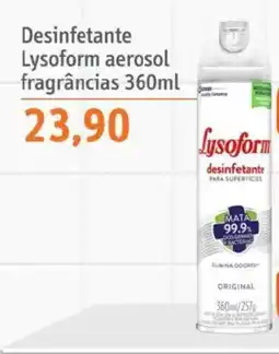 Sonda Desinfectante lysoform aerosol fragrâncias oferta