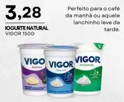 Mercadão Atacadista Iogurte natural vigor 150g oferta