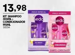 Mercadão Atacadista Kit shampoo + condicionador seda oferta