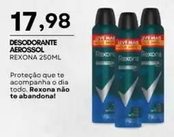 Mercadão Atacadista Desodorante aerossol rexona oferta