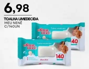 Mercadão Atacadista toalha umedecida meu nenê oferta