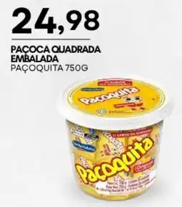 Mercadão Atacadista Paçoca quadrada embalada oferta