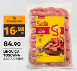 Mercadão Atacadista Linguiça Toscana oferta