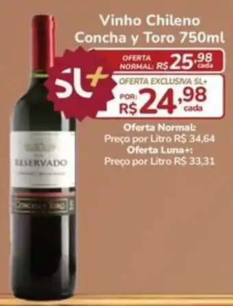 Vinho Chileno Concha y Toro