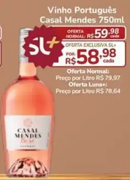 Super Luna Vinho Português Casal Mendes oferta