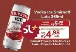 Super Luna Vodka Ice Smirnoff oferta