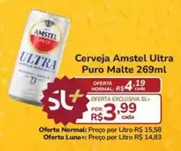 Super Luna Cerveja Amstel Ultra Puro Malte oferta