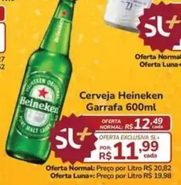 Super Luna Cerveja Heineken Garrafa oferta