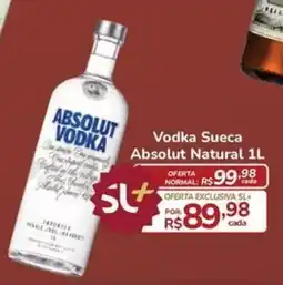 Super Luna Vodka sueca absolut natural oferta