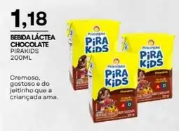 Mercadão Atacadista Bebida láctea chocolate pirakids oferta