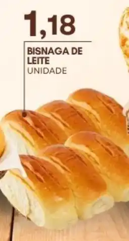 Mercadão Atacadista bisnaga de leite oferta