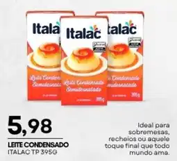 Mercadão Atacadista Leite condensado italac tp 395g oferta
