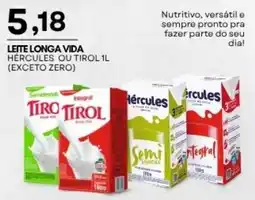 Mercadão Atacadista Leite longa vida hércules ou tirol 1l oferta
