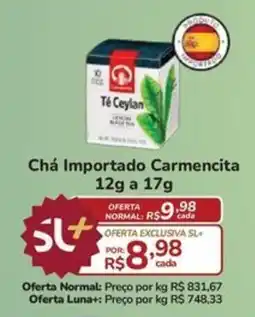 Super Luna Chá Importado Carmencita oferta