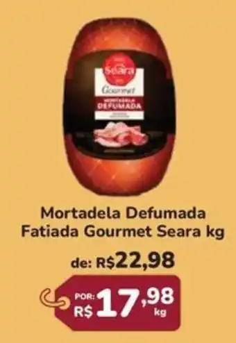Mortadela Defumada Fatiada Gourmet Seara