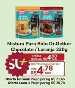 Super Luna Mistura Para Bolo Dr.Oetker Chocolate / Laranja oferta