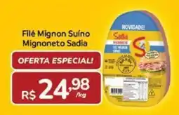 Super Luna Filé Mignon Suíno Mignoneto Sadia oferta