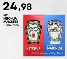 Mercadão Atacadista Kit ketchup/maionese heinz 787g oferta