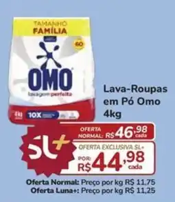 Super Luna Lava-Roupas em Pó Omo oferta
