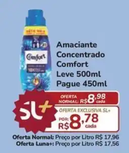 Super Luna Amacianete concentrado comfort leve oferta