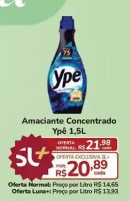 Super Luna Amaciantes concentrado ype 1,5l oferta