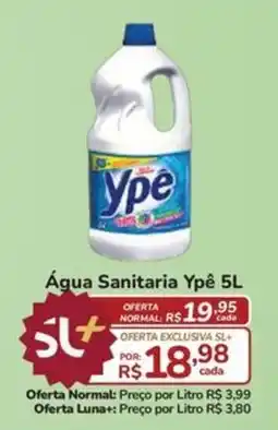 Super Luna Água Sanitaria Ypê 5L oferta