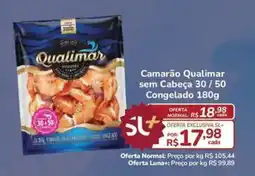 Super Luna Camarão qualimar sem cabeça oferta