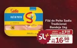 Super Luna Filé de peito sadia tradicional oferta