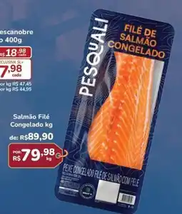 Super Luna File de salmão congelado oferta