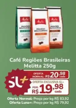 Super Luna Café Regiões Brasileiras Melitta oferta