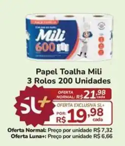 Super Luna Papel toalha mili oferta