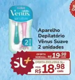 Super Luna Aparelho Depilatório Vênus Suave oferta