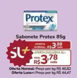 Super Luna Sabonete protex 85g oferta