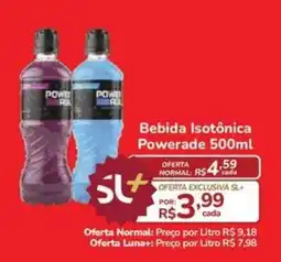 Super Luna Bebida Isotônica Powerade 500ml oferta