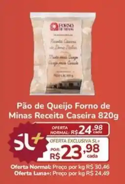 Super Luna Pão de Queijo Forno de Minas Receita Caseira oferta