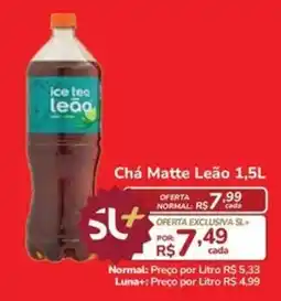 Super Luna Chá Matte Leão oferta