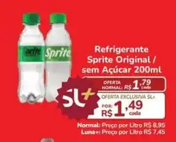 Super Luna Refrigerante Sprite Original / sem Açúcar oferta