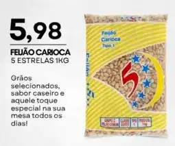 Mercadão Atacadista Feijão carioca 5 estrelas oferta