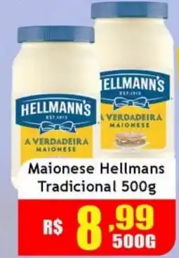 Supermercado Kibe Maionese hellmans tradicional oferta