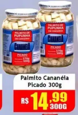Palmito cananéia picado