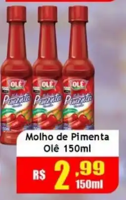 Supermercado Kibe molho de pimenta olê oferta