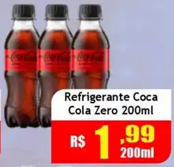 Supermercado Kibe Refrigerante Coca Cola Zero oferta