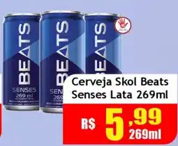 Supermercado Kibe Cerveja Skol Beats Senses oferta