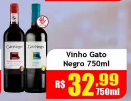 Supermercado Kibe Vinho Gato Negro oferta