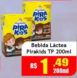 Supermercado Kibe Bebida Láctea Pirakids TP oferta