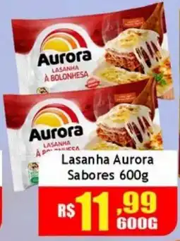 Supermercado Kibe Lasanha aurora sabores oferta