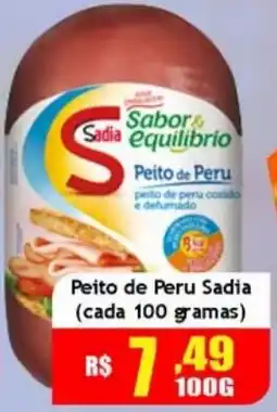 Supermercado Kibe Peito de Peru Sadia oferta